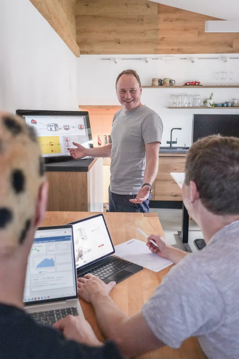 Gemeinsame Besprechung bei CSS EDV Support